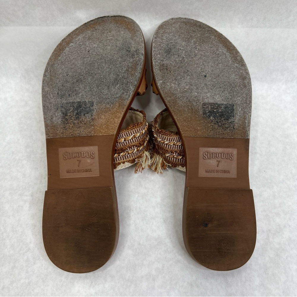 SOLUDOS x ANTHROPOLOGIE Panarea Braided
Slide Sandals - Sz 7 - Picture 7 of 13